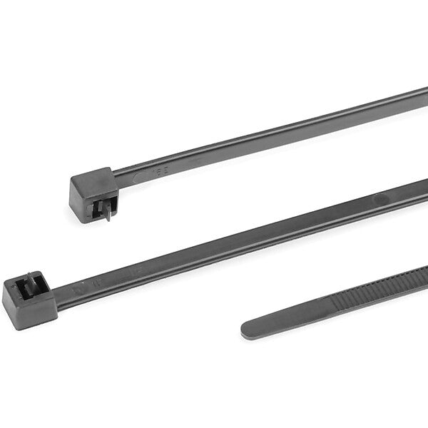 HellermannTyton Kabelbinder 350x4,6mm RELK2L PA66 BK 100